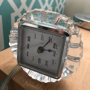 Glass antique clock